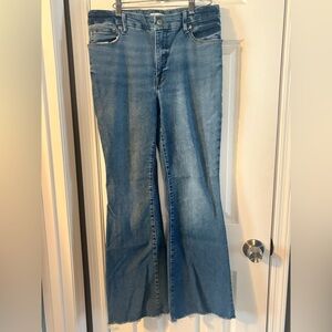 Good American Blue Boot Cut Jeans